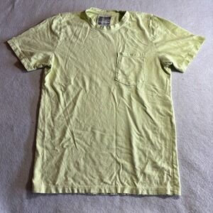 Jungmaven Mens XS Light Green Pocket T Shirt American Made Hemp Cotton